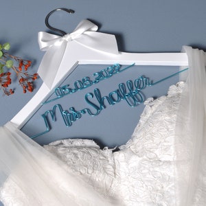 Wedding hanger,bride hanger,Date hanger, Bridal Shower Gift, Personalized Bride Hanger, Personalized Custom Wedding Hanger,Navy style hanger