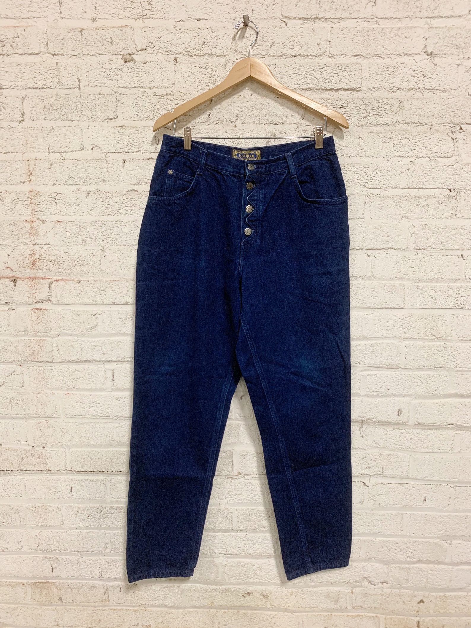 80s Bonjour Jeans Vintage High Waisted Jeans ZIG ZAG Etsy