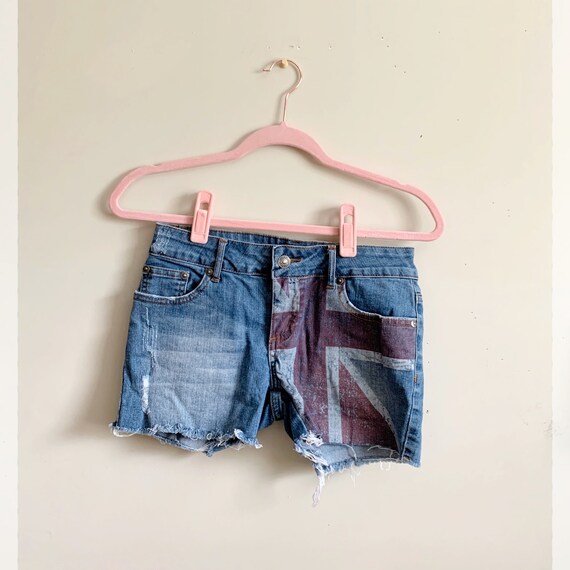 Denim Shorts Size 3/4 Junior Shorts Cut 
