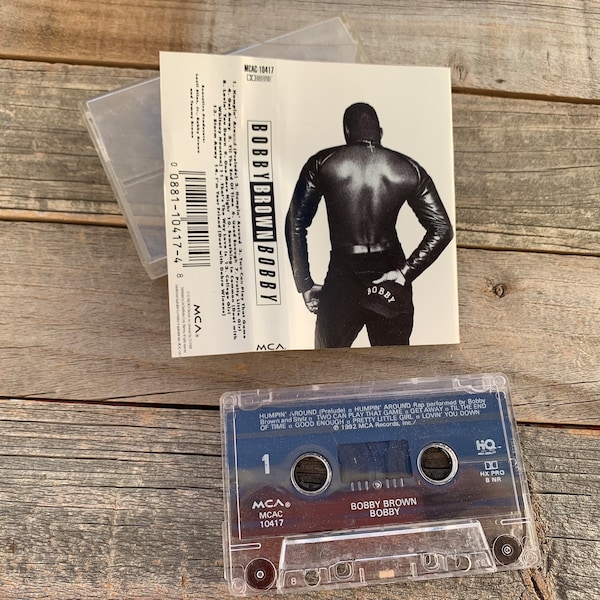 Vintage Bobby Brown Cassette Tapes | 1992 Bobby Tape | MCA Records