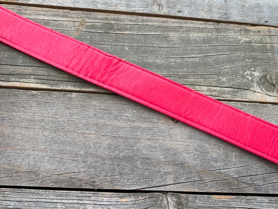 Pink Leather Belt | Liz Claiborne Vintage Belt | … - image 8