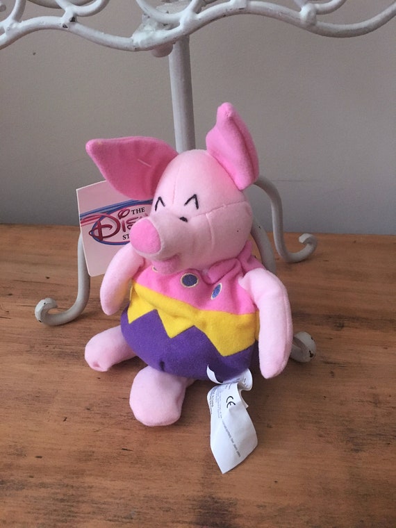 vintage piglet stuffed animal