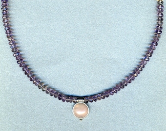 amethyst fantasy beaded necklace-jewelry