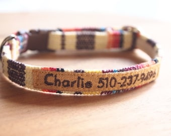 Personalized Colorful Breakaway Cat Collar