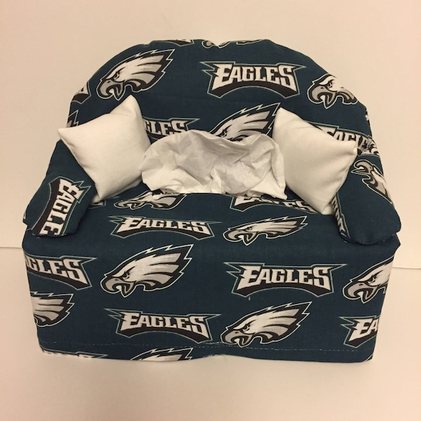 sofa tissue box cover-- sports-- Philadelphia Eagles