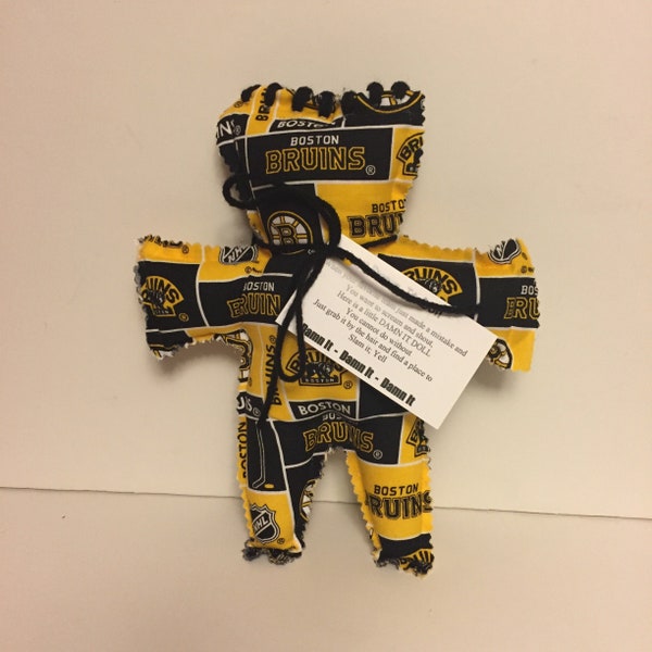 sports dammit doll - damnit doll - Boston Bruins -hockey doll - trending sports gift