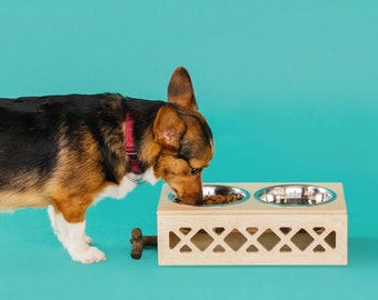 Small Pet Bowl // Apple Crate // Milk Crate Dog Dish // Food Storage for Pets // Cat Feeder