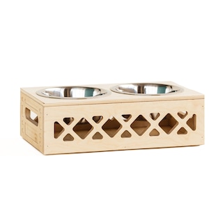 Small Pet Bowl // Apple Crate // Milk Crate Dog Dish // Food Storage for Pets // Cat Feeder image 3