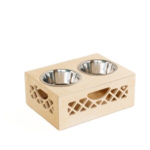 Medium Pet Bowl // Apple Crate // Milk Crate Dog Dish // Food Storage for Pets // Cat Feeder image 6