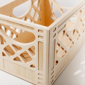 The Collector Browser Wooden Milk Crate image 3