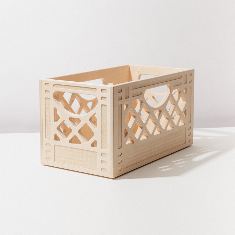 The Collector Browser Wooden Milk Crate immagine 2