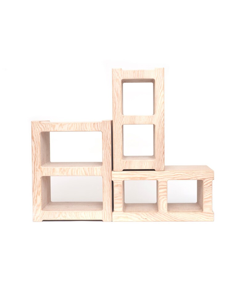 Classic Tinder Block // Cinder Block Replica // Vintage Etsy