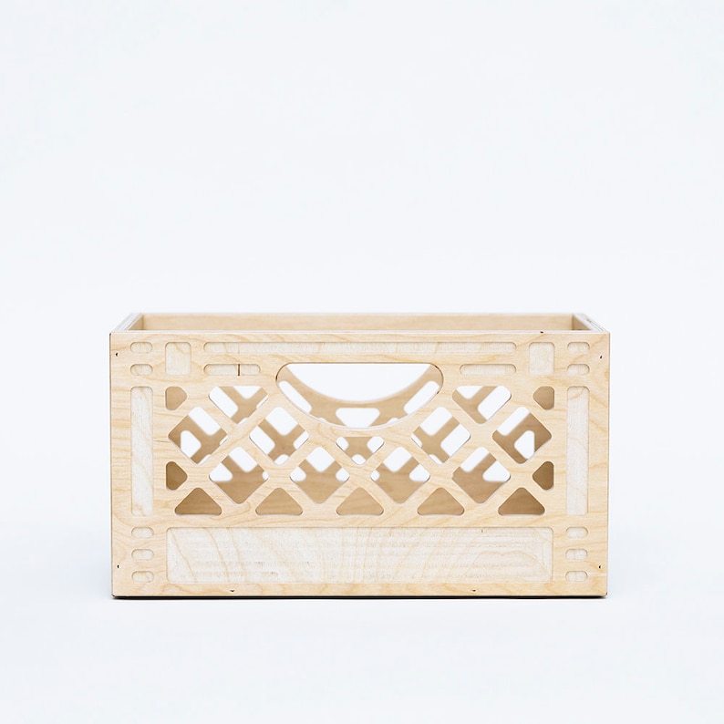 The Collector Browser Wooden Milk Crate immagine 5