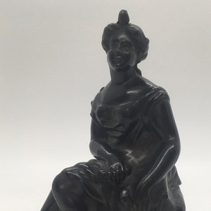 Antique Ansonia Spelter Clock Topper, Free US Shipping