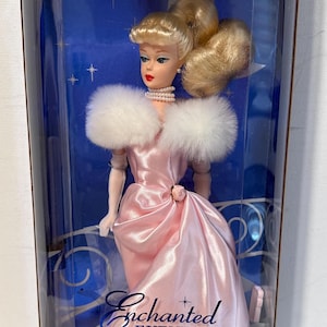 barbie enchanted evening dress 1991 Nostalgic Enchanted Evening Brunette Barbie Figurine – Sell4Value main image 0