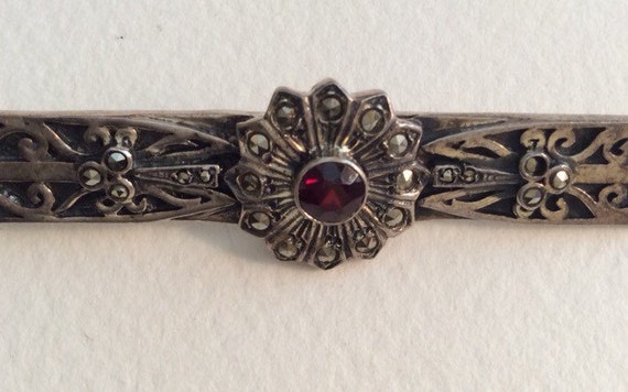 Vintage sterling silver flower , Vintage Jewelry,… - image 2