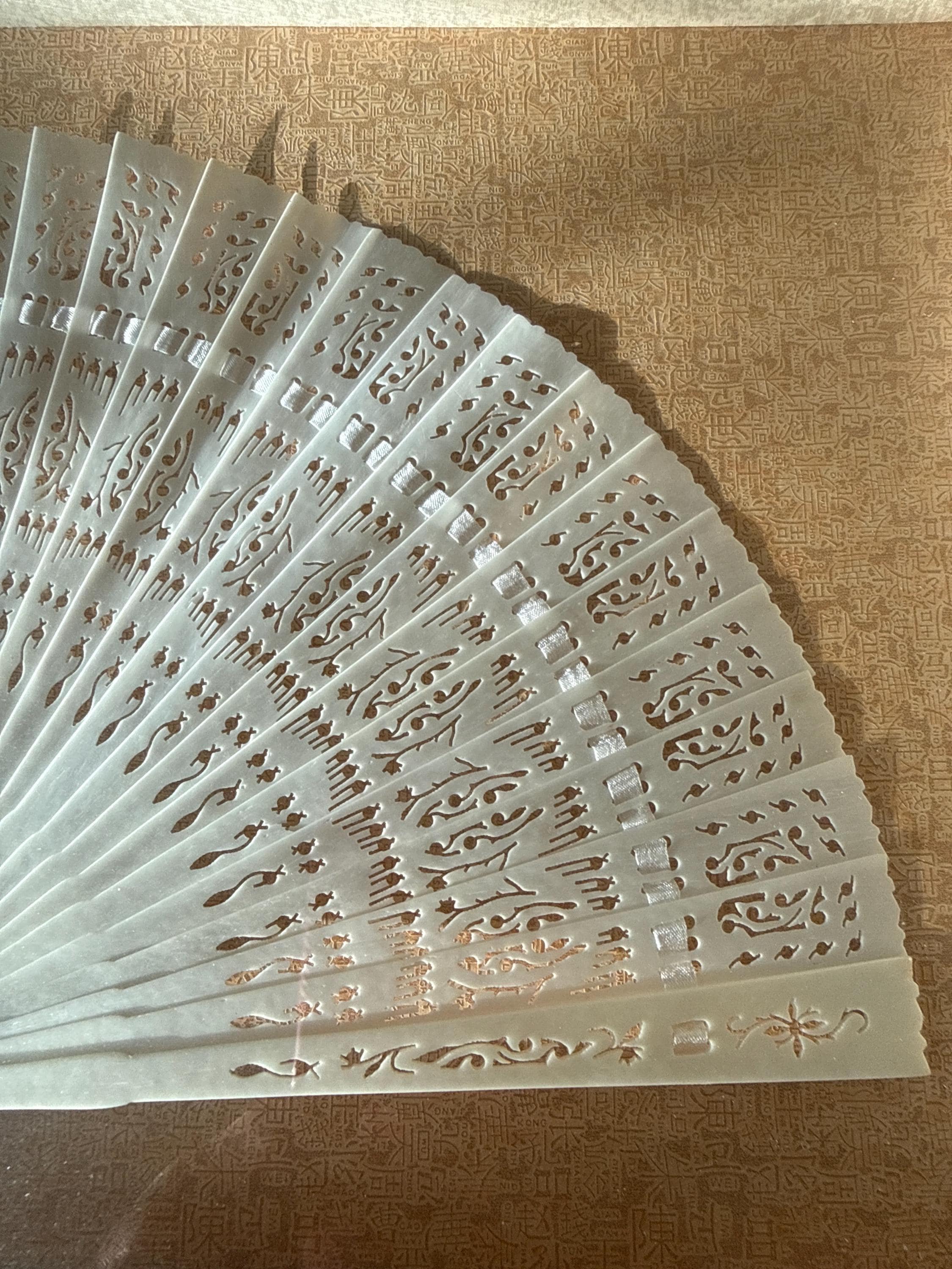 Fan Shadow Box Vintage Ornate Framed Chinese Fan, Shadow Box Decor - Etsy