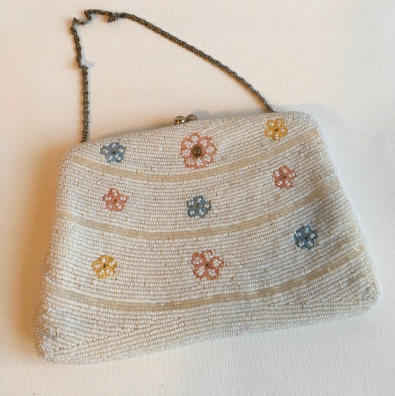 Vintage Purse, Estate Purse, Beaded Purse, Evening