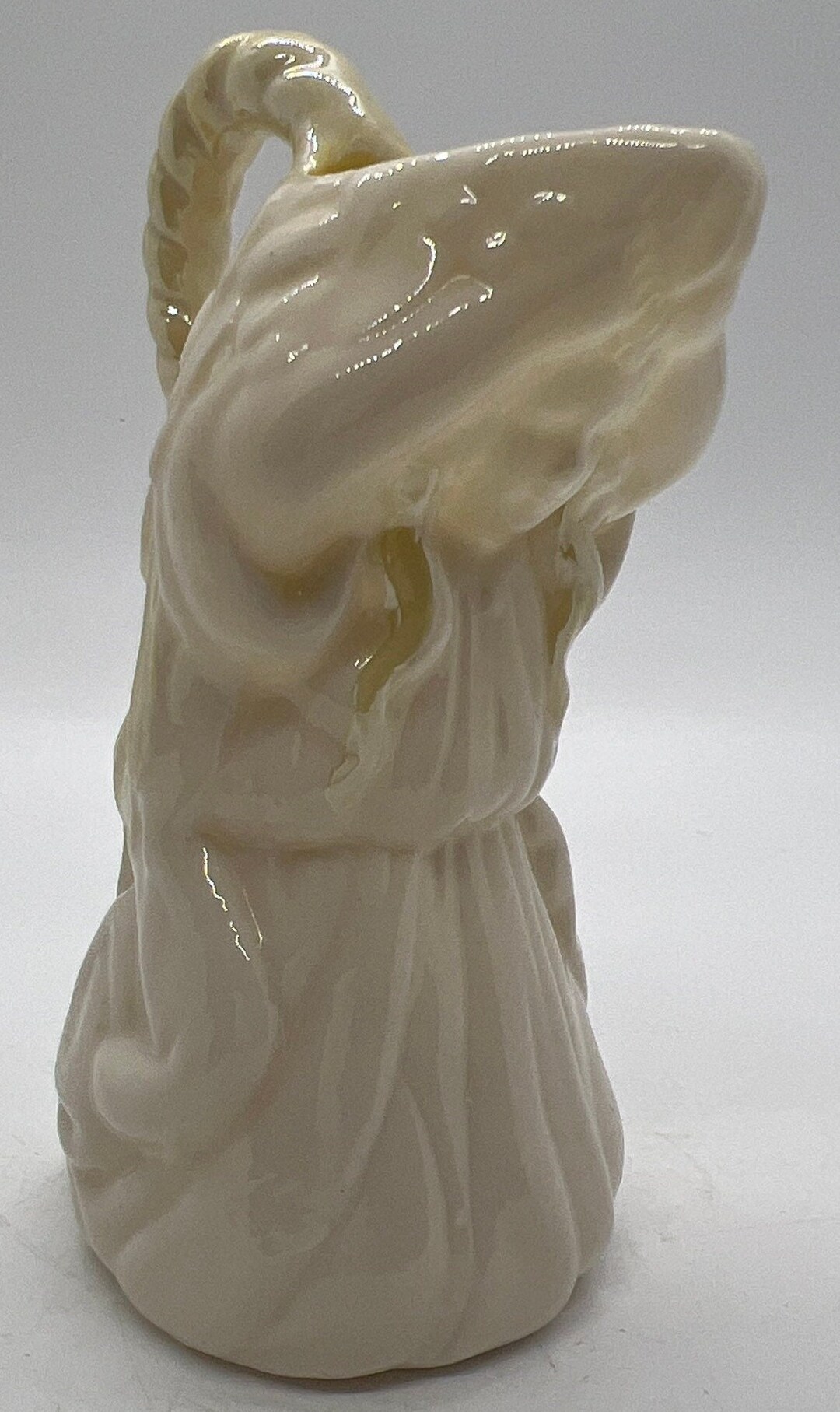 Belleek Small Pitcher Vintage Belleek Maiden Pitcher Belleek Etsy