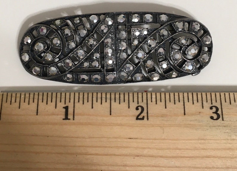 Vintage Brooch with rhinestones pin, Vintage Brooch, Vintage Pin, Vintage Jewelry image 3
