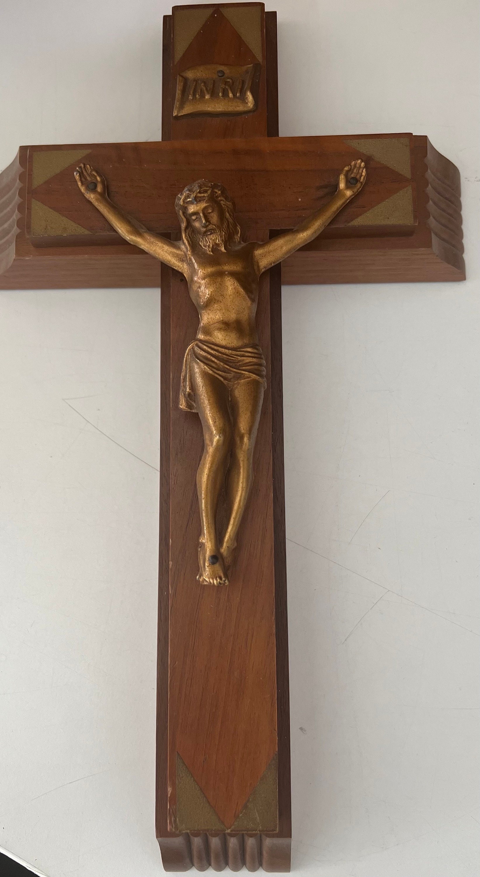 Last Rites Crucifix With Candles, Holy Water, Wall Hanging, Christ ...