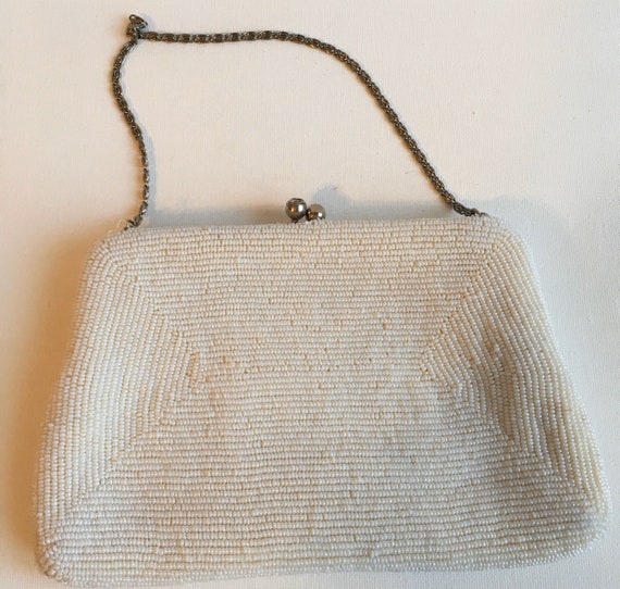 Vintage Purse, Estate Purse, Beaded Purse, Evenin… - image 2