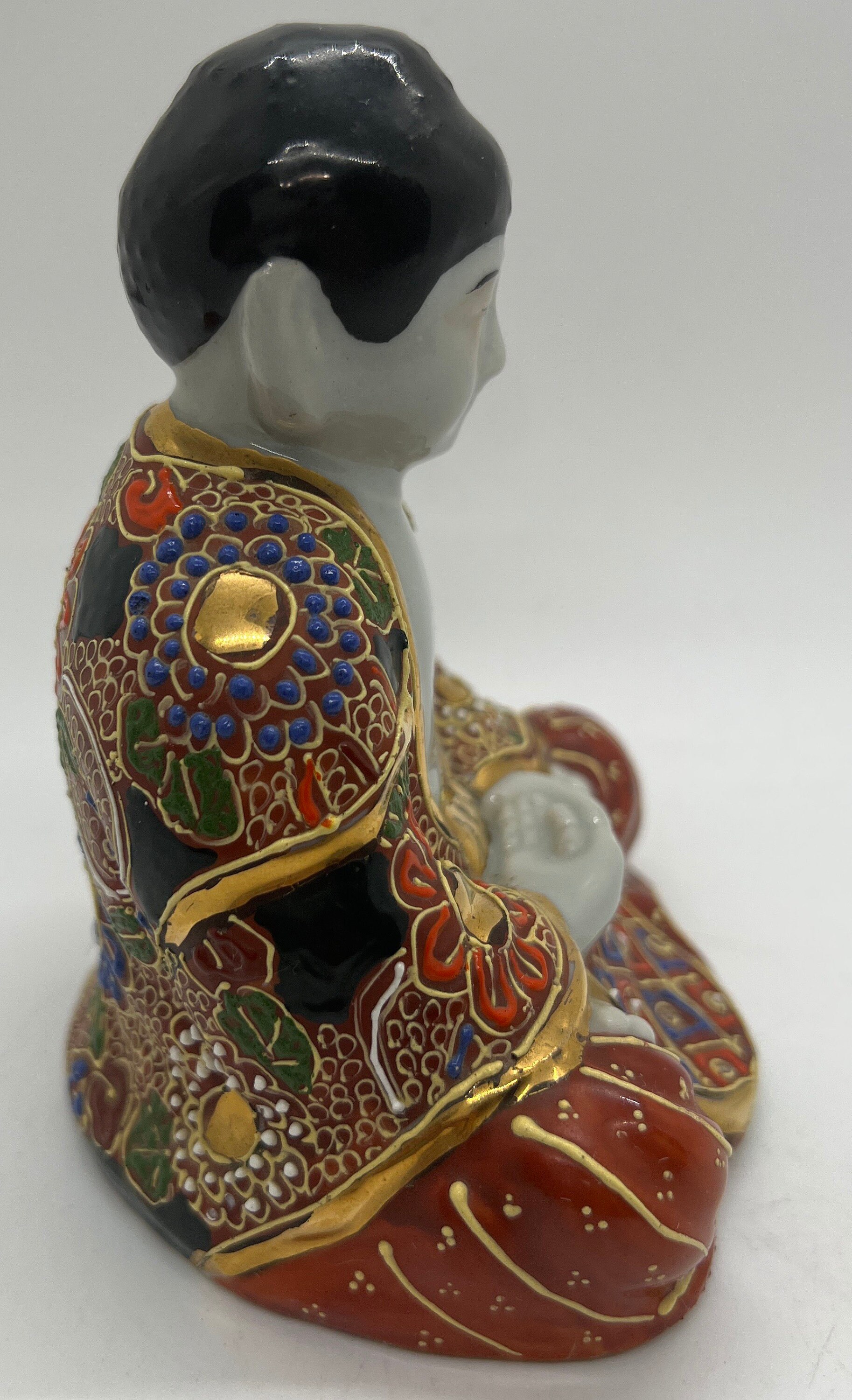 Japanese Satsuma Figurine Buddha Knick Knacks Asian Etsy