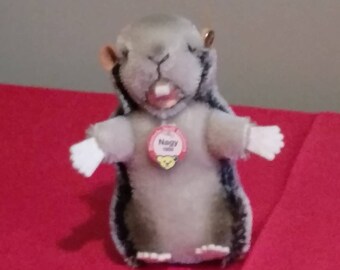 Steiff 12cm Beaver "Nagy" 1958 Replica EAN No.032332