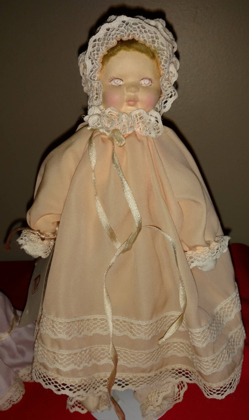 Two Vintage Cloth and Mask Face Dolls from Italy by Fiorenza Etsy