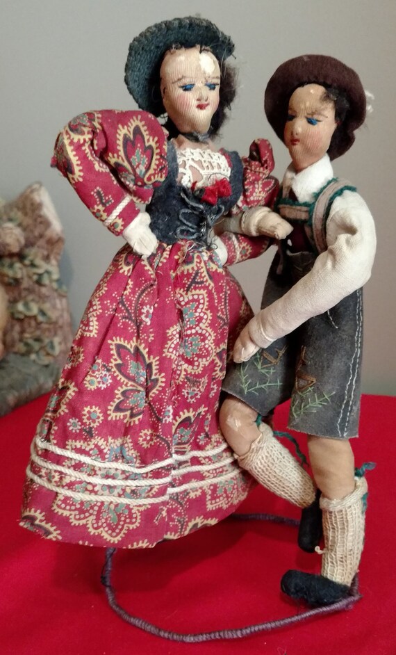 antique dancing dolls