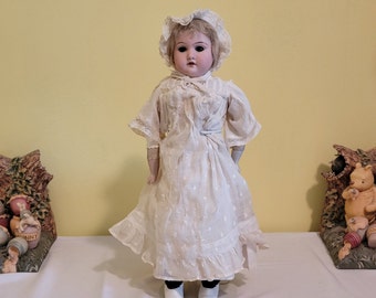 Antique Armand Marseille  "4/0 + DEP" 16" Bisque Head Doll