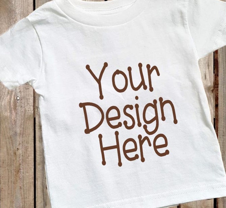 Download Unisex Shortsleeve Kids White Tee Shirt Mock Up Digital PNG | Etsy