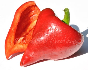 Lesya Pepper - Sweet Pepper Seeds - Rare Pepper Seeds - Sweet Red Pepper - Heirloom Pepper