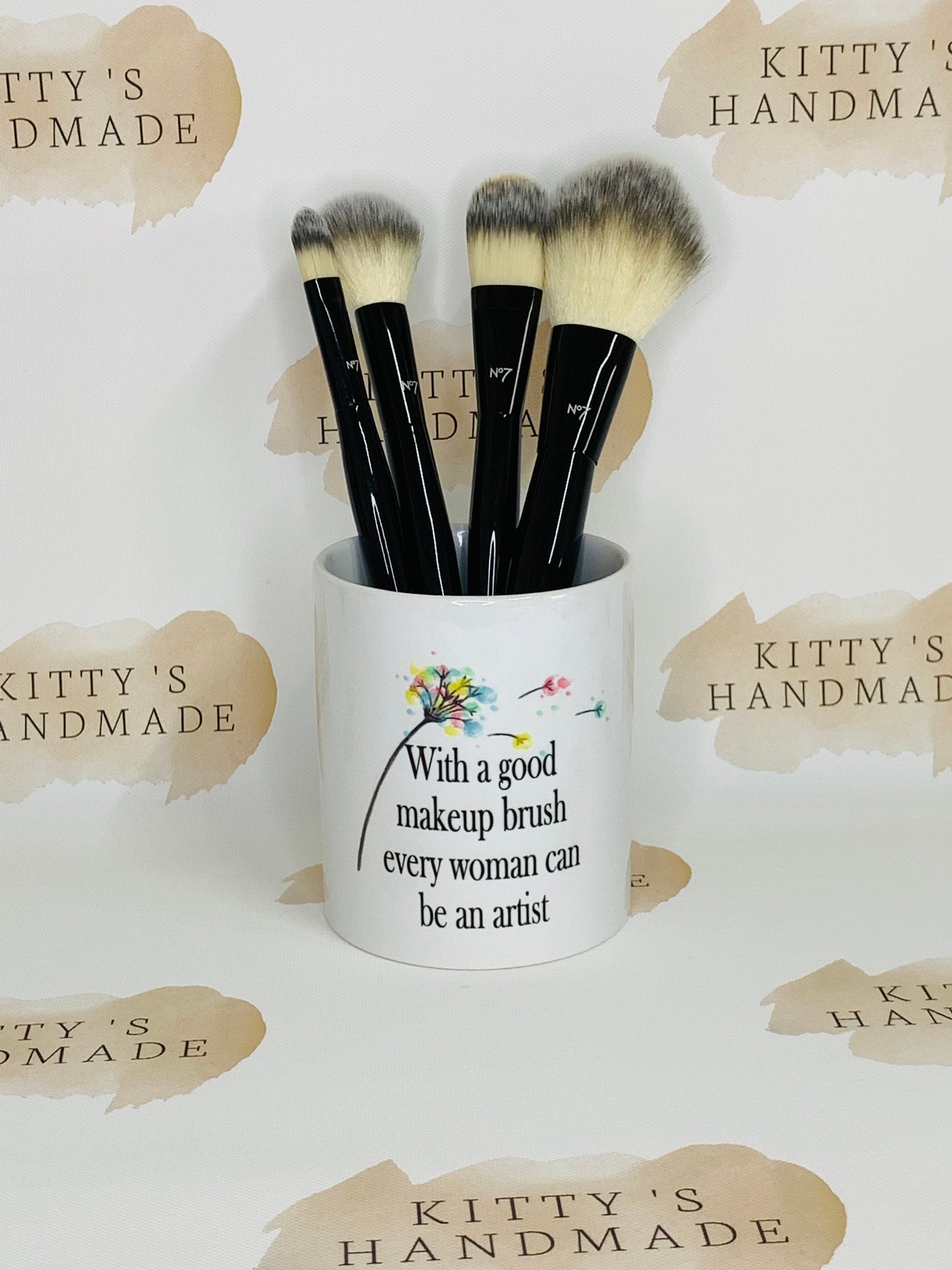 Makeup Brush Pot Makeup Makeup Brush Storage Dressing Table Etsy