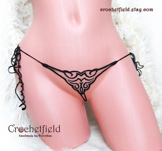 micro mini open g string