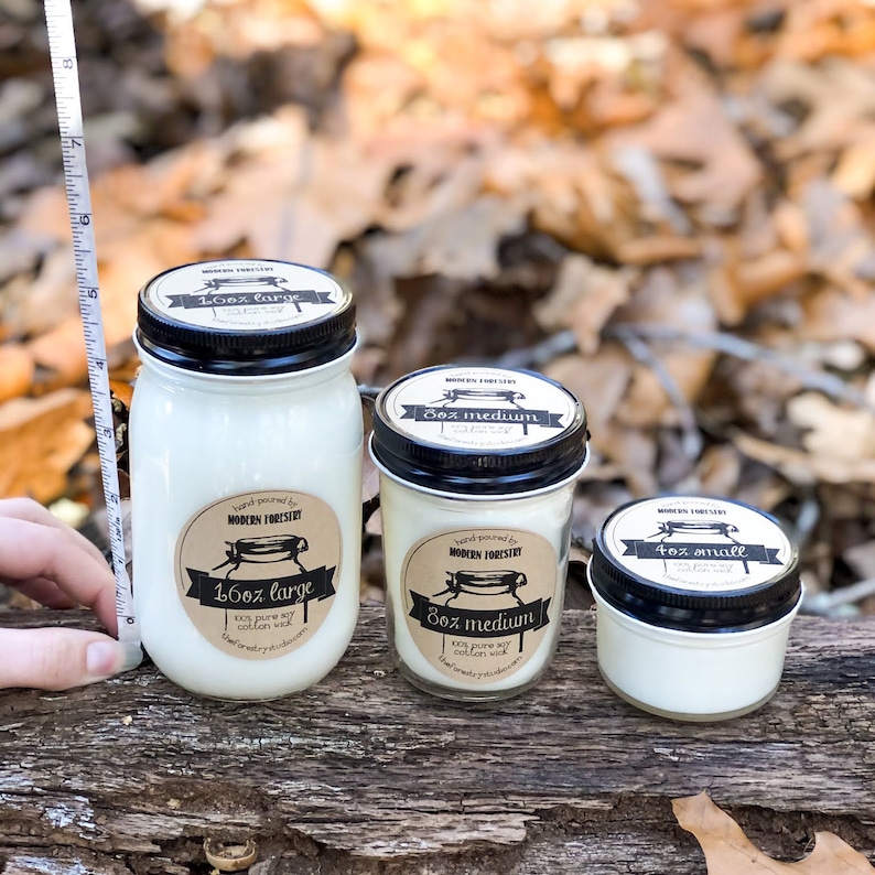 Mason Jar Candle Unique Candle Gratitude Jar Mindfulness Gift Top Selling Items Candle Gift Set Garden Mint