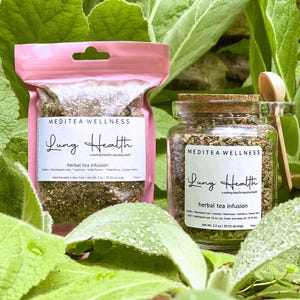 Lung Health Tea - Organic Loose Leaf Herbal Tea with Mullein and Elecampane