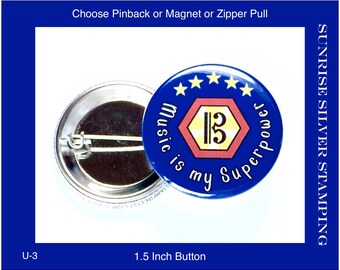 String Teacher Gift Viola Teacher Award Viola Case Pin Violist Rock Button Viola Student Gift Green C Clef Pin String Student Award