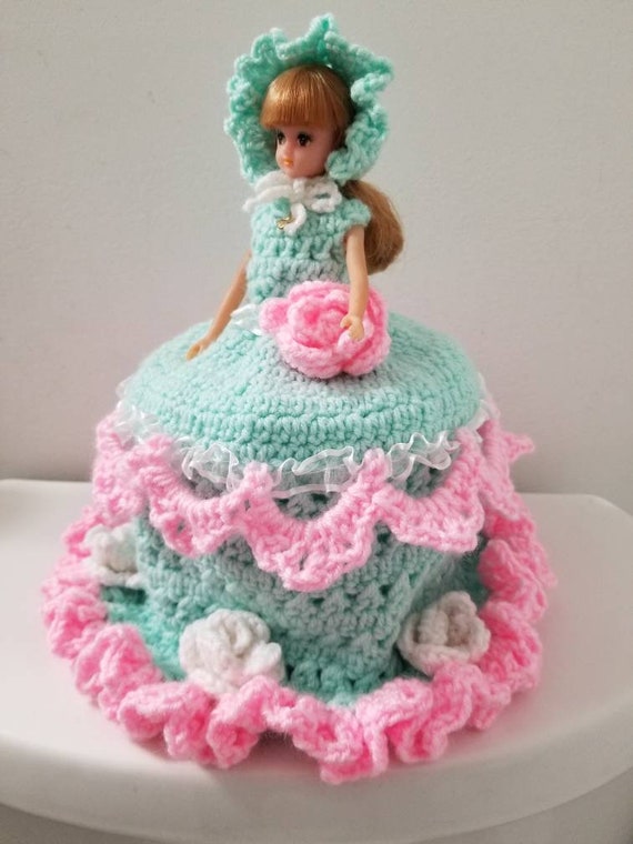 crochet toilet paper doll