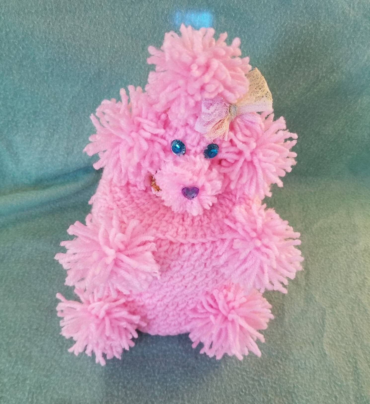 Vintage Style Crochet Poodle Toilet Paper Cover Etsy