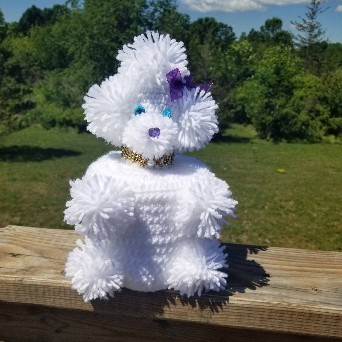 Vintage Style Crochet Poodle Toilet Paper Cover Etsy