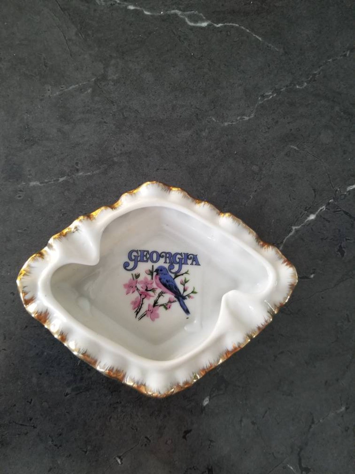 Vintage Souvenir Ashtray Etsy