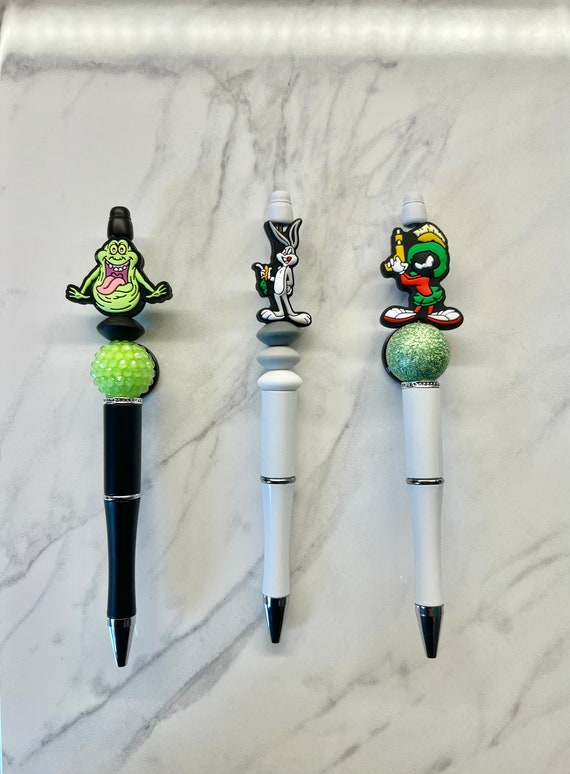 Fresh Out Skulls Silicone Beaded Pen 