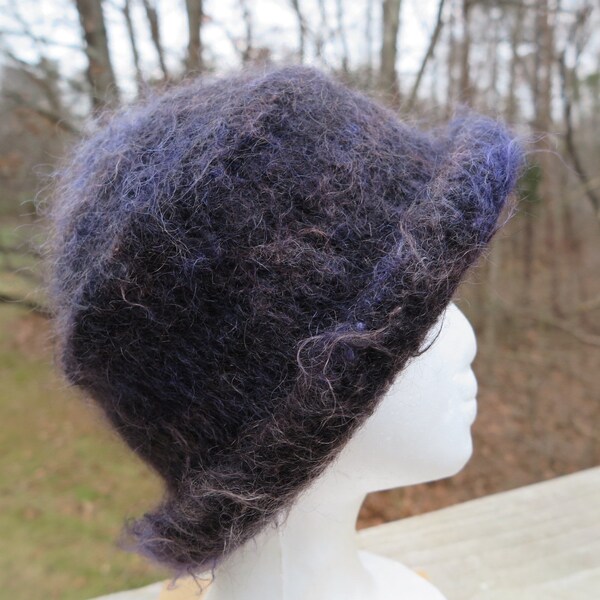 Felt hat, Felted Knit Women's Winter Bucket Hat, felt hat