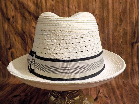 Biltmore Toyo Straw Fedora Large, 7 3/8 - image 5