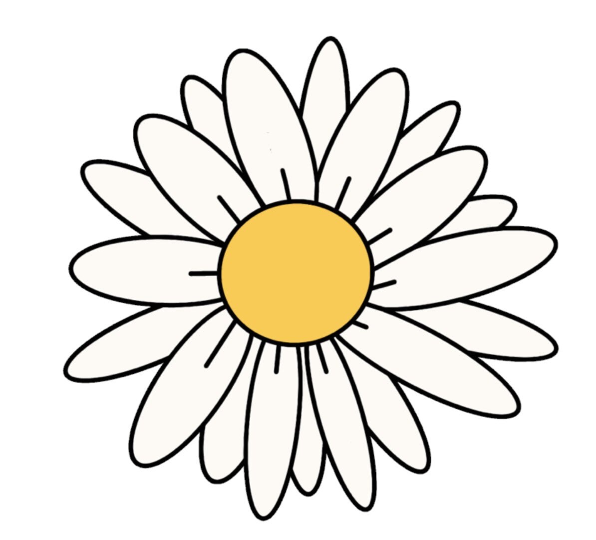 Daisy Sticker Etsy