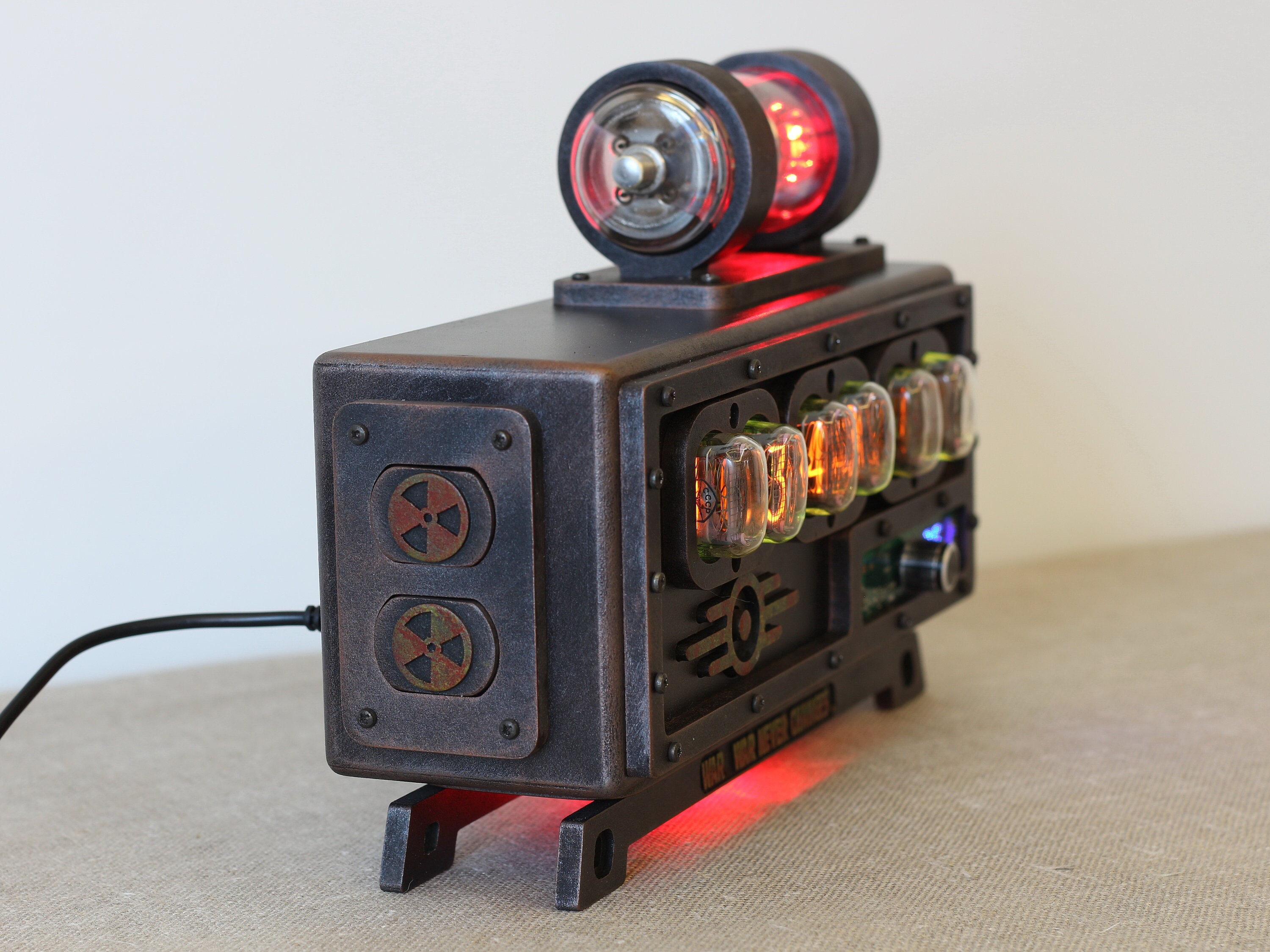 Nixie tube clock Fallout 2 one spare tube Etsy