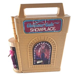 Vintage Kenner Glamour Gals Showplace Case W 1 Doll 1980s Mini Dolls Retro