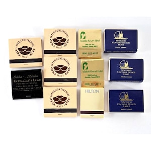 Vintage Hawaii Matchbook Lot Sheraton Waikiki Maui Hilton Germaines Luau