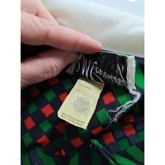 Womens Vintage Dress Maxi Polyester Christmas 196… - image 8